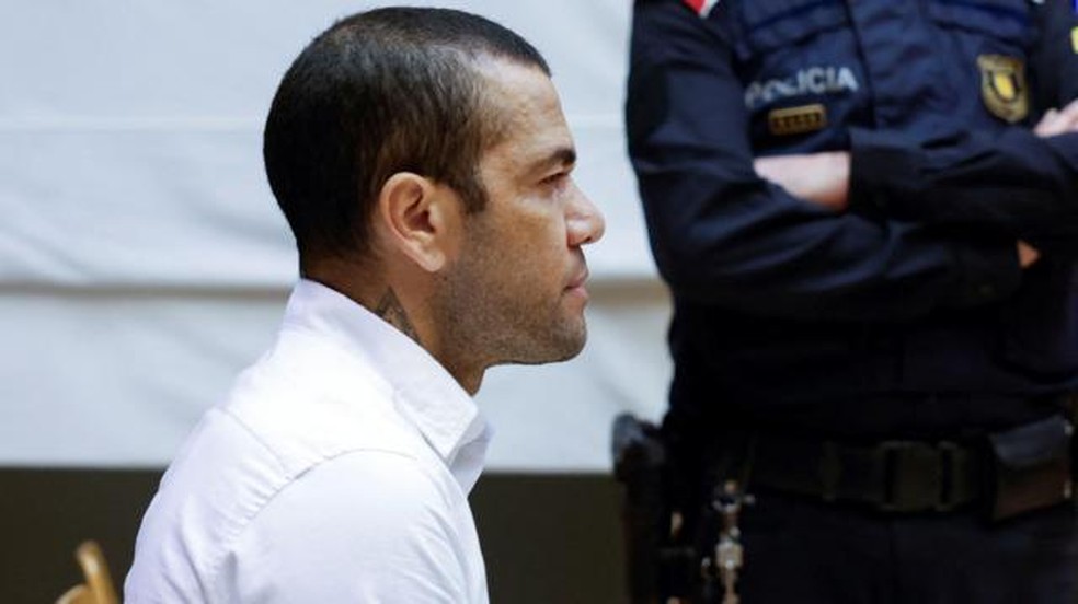 Daniel Alves é acusado de estuprar mulher em boate de Barcelona; ele nega. — Foto: REUTERS via BBC