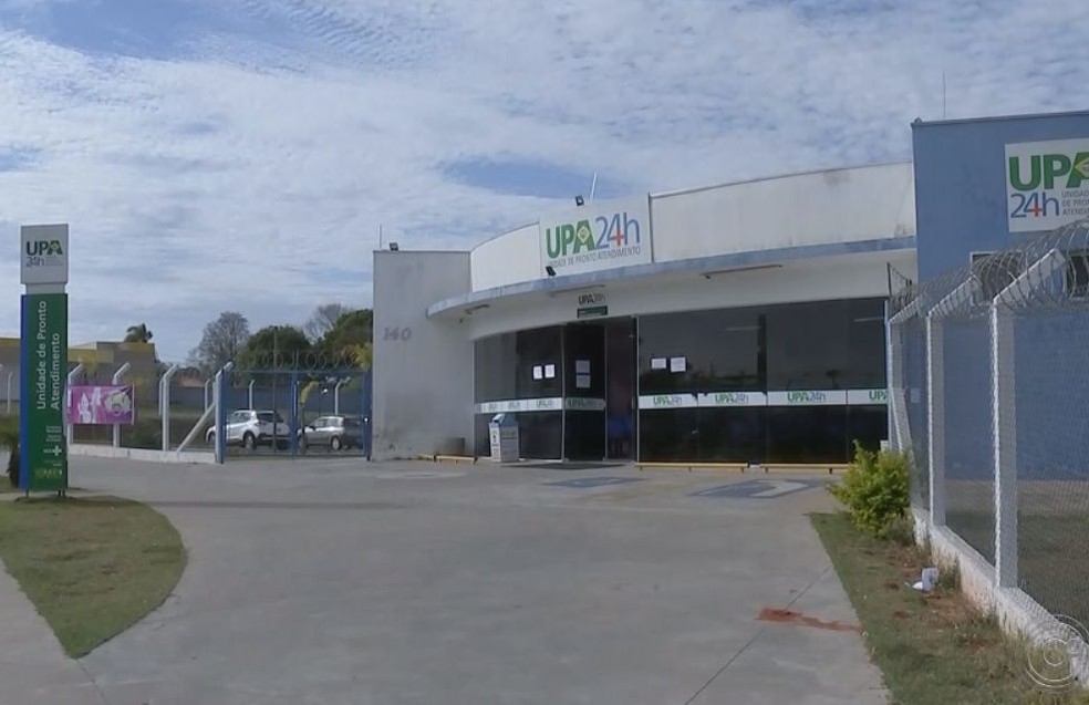 Criança foi levada para UPA da cidade, onde foi constada a morte — Foto: TV TEM / Reprodução/ Arquivo 