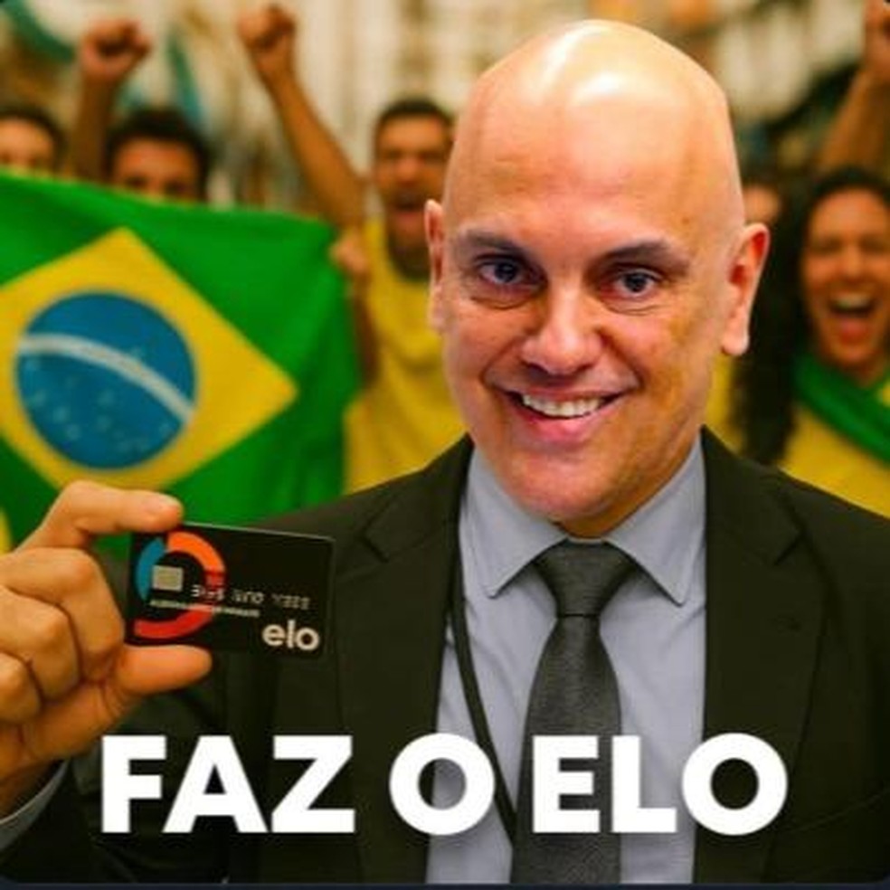 Meme sobre a lei Magnitsky. — Foto: Reprodução/X