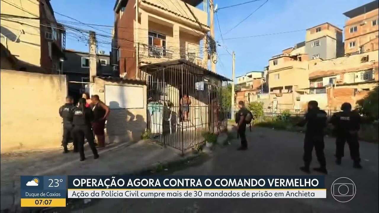 Operação contra o Comando Vermelho em Anchieta tem 8 presos