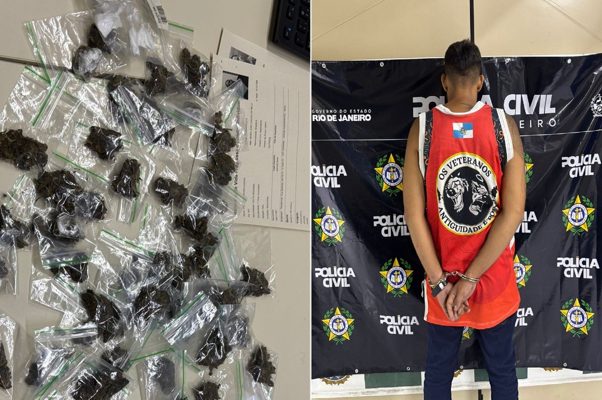 Homem é preso em Búzios após afirmar que fazia entrega de drogas na região