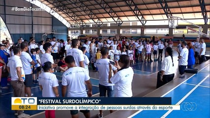 Festival Surdolímpico promove a união de pessoas surdas através do esporte em Araguaína