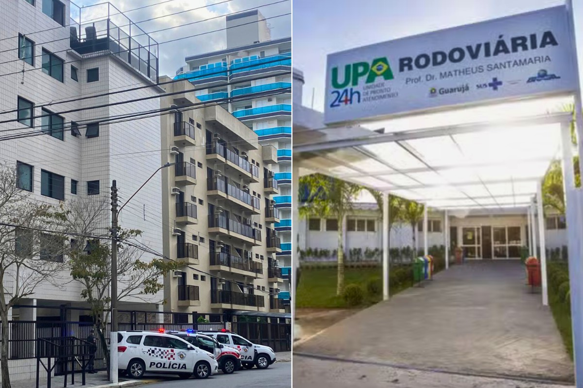 Trabalhador morre após cair de prédio durante manutenção na fachada no litoral de SP