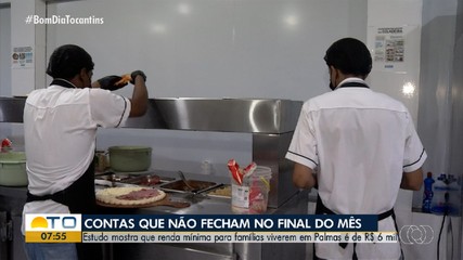 Estudo aponta que renda mínima para famílias viverem em Palmas é de R$ 6 mil