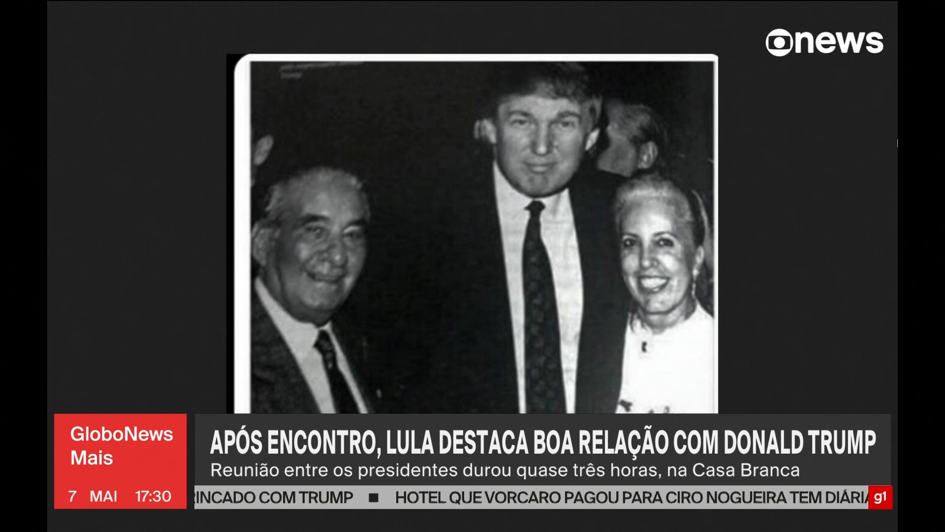 Lula diz que falou com Trump sobre foto do presidente dos EUA com ex-técnico do Corinthians