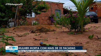 Mulher morta a facadas já havia registrado ocorrências contra suspeito