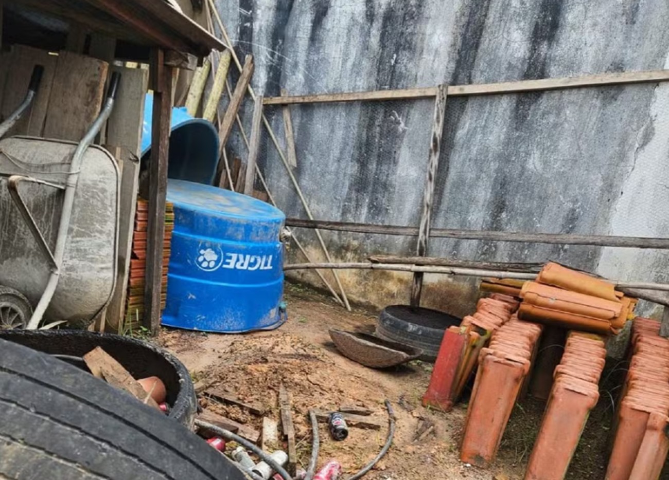 Corpo de mulher é encontrado em cova rasa após denúncia de cheiro forte em casa