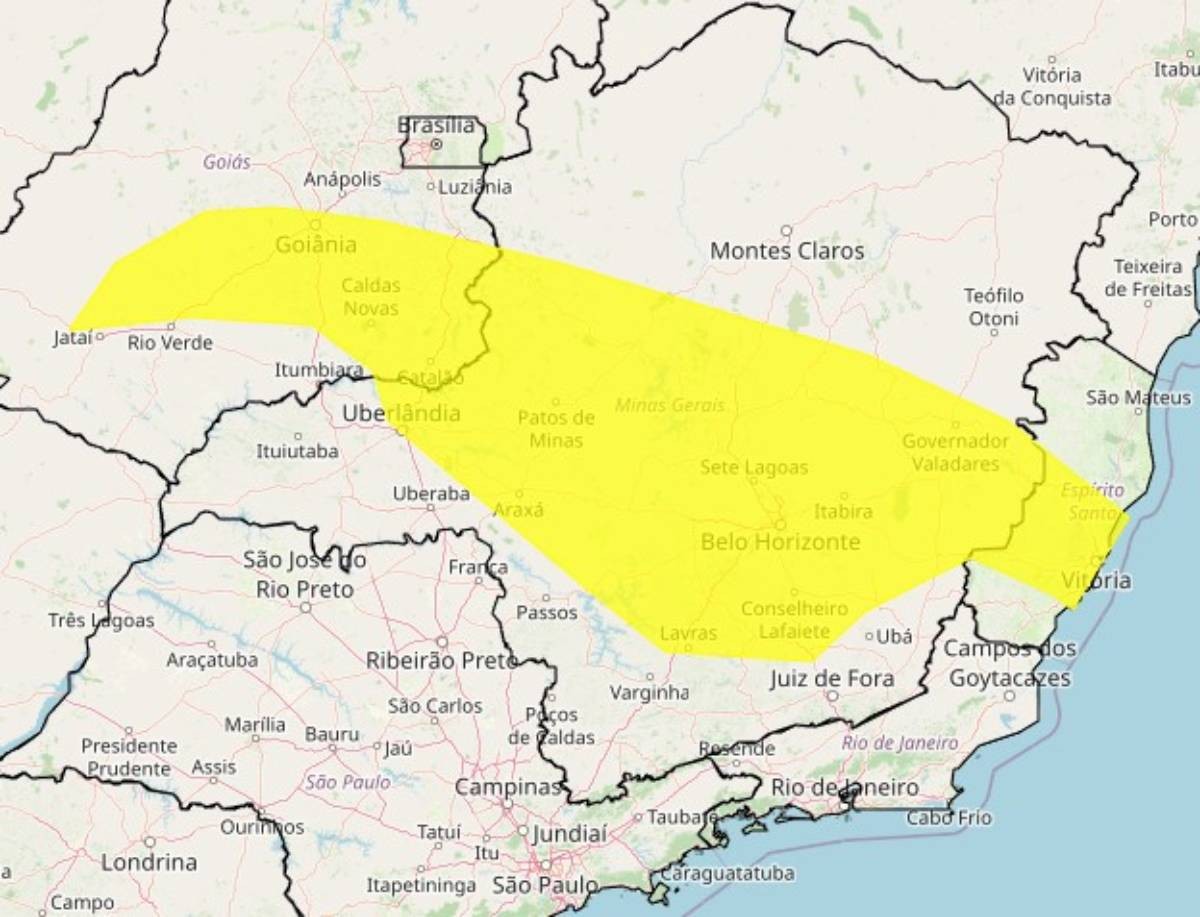 Calor em MG: aviso do Inmet deixa Grande BH e regiões do estado sob perigo potencial por alta temperatura