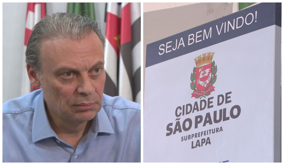 O subprefeito da Lapa, Luiz Carlos Smith Pepe, que está no cargo desde novembro de 2023. — Foto: Reprodução/TV Globo