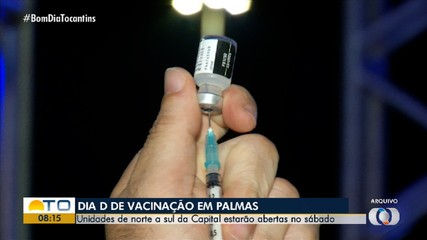 Saiba quais unidades de saúde vão realizar o mutirão de vacinação em Palmas