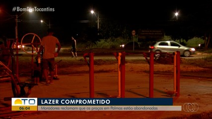 Moradores da região norte de Palmas reclamam que praça está abandonada