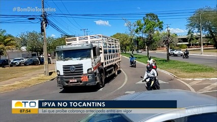Lei que proíbe cobrança antecipada do IPVA começa a valer no Tocantins