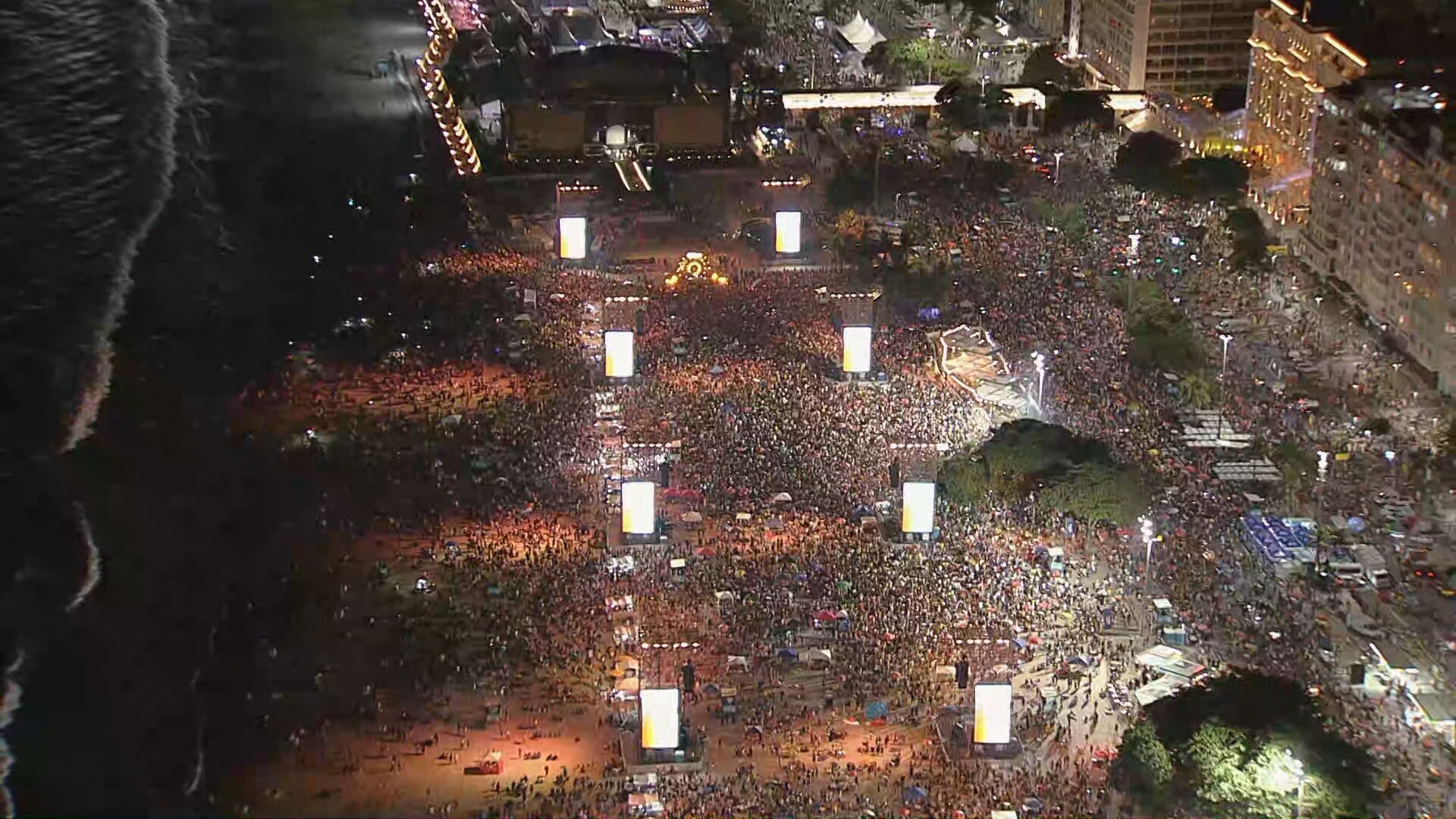 Especialistas apontam possibilidade mínima de chuva fraca durante o show da Shakira em Copacabana
