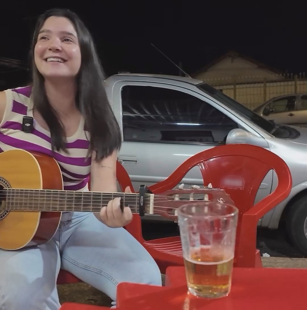 Mala canta modões em Uberlândia — Foto: Reprodução/Instagram