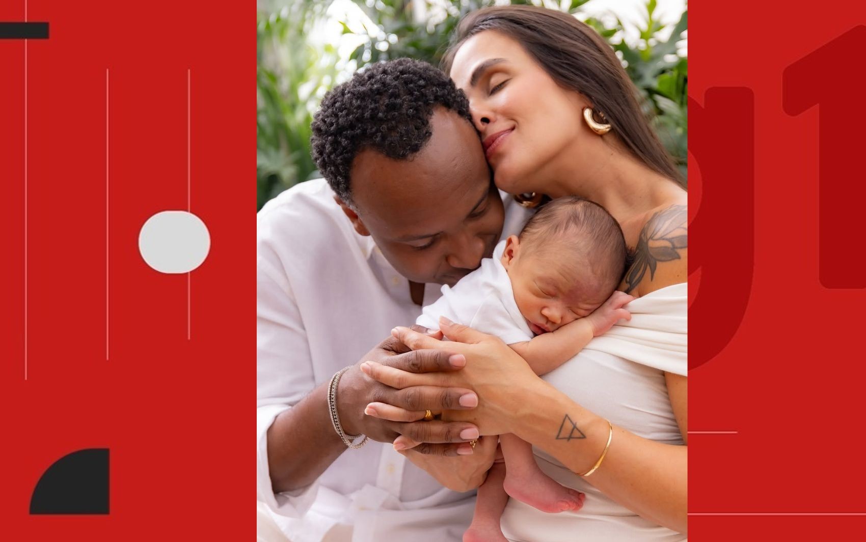 Carol Peixinho abre álbum de fotos em comemoração ao primeiro mês do filho com Thiaguinho: 'Esperamos tanto por você'