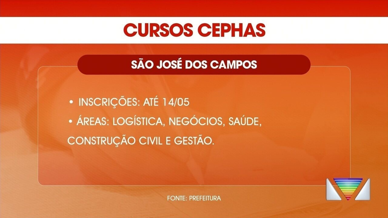 Cephas abre 200 vagas para cursos de qualificação gratuitos em São José ...