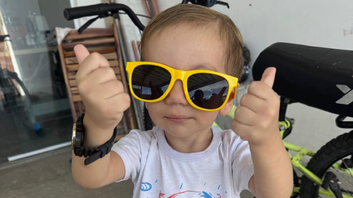 Bebê com traumatismo craniano é socorrido de helicóptero pela PRF de Caruaru para o Recife