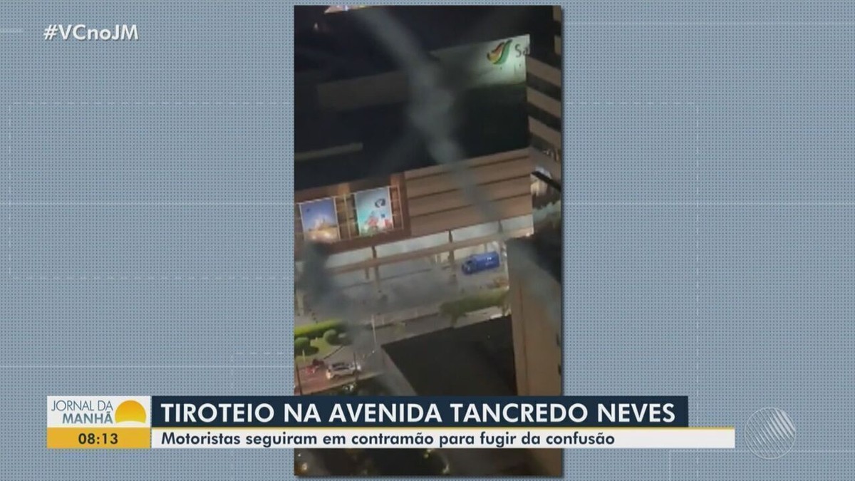 Tiroteio assusta pessoas que estavam na