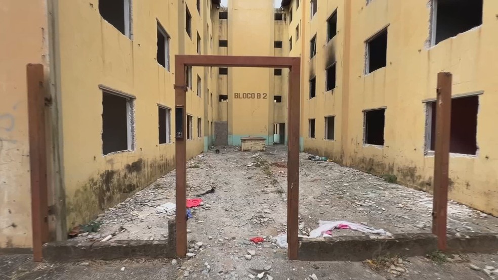 Famílias seguem em auxílio-moradia após um ano da desocupação da CDHU em Marília — Foto: Reprodução/TV TEM