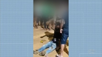 PM vai apurar conduta de policial flagrado chutando homem no interior do Tocantins