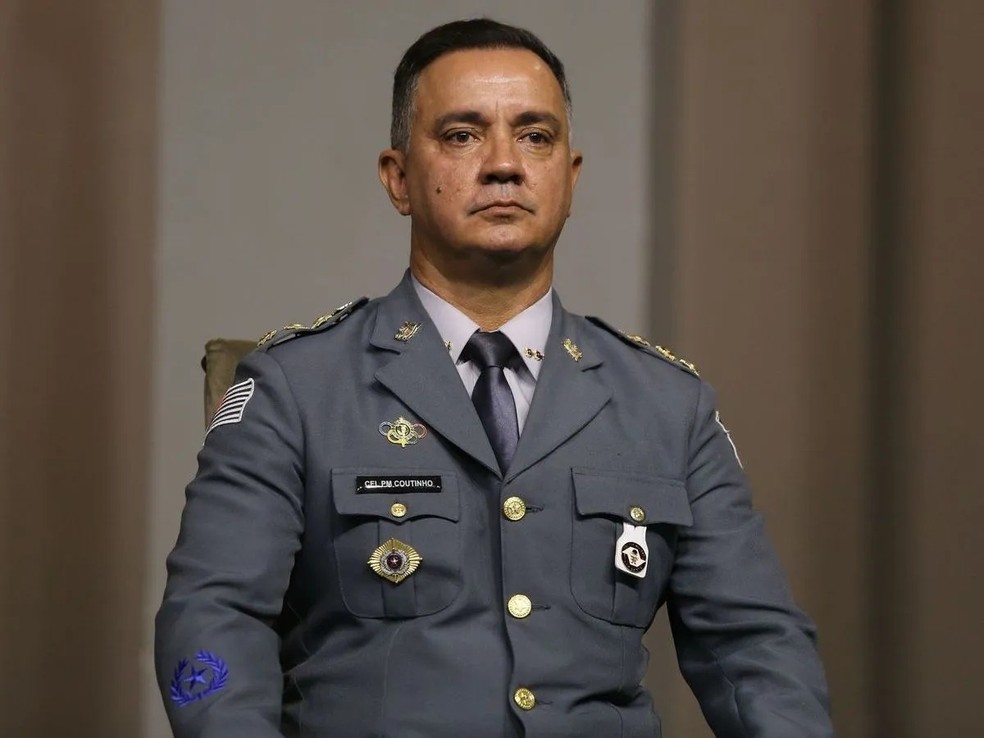 O coronel da PM José Augusto Coutinho, ex-comandante-geral da Polícia Militar do Estado de SP. — Foto: Divulgação/GESP/Secom