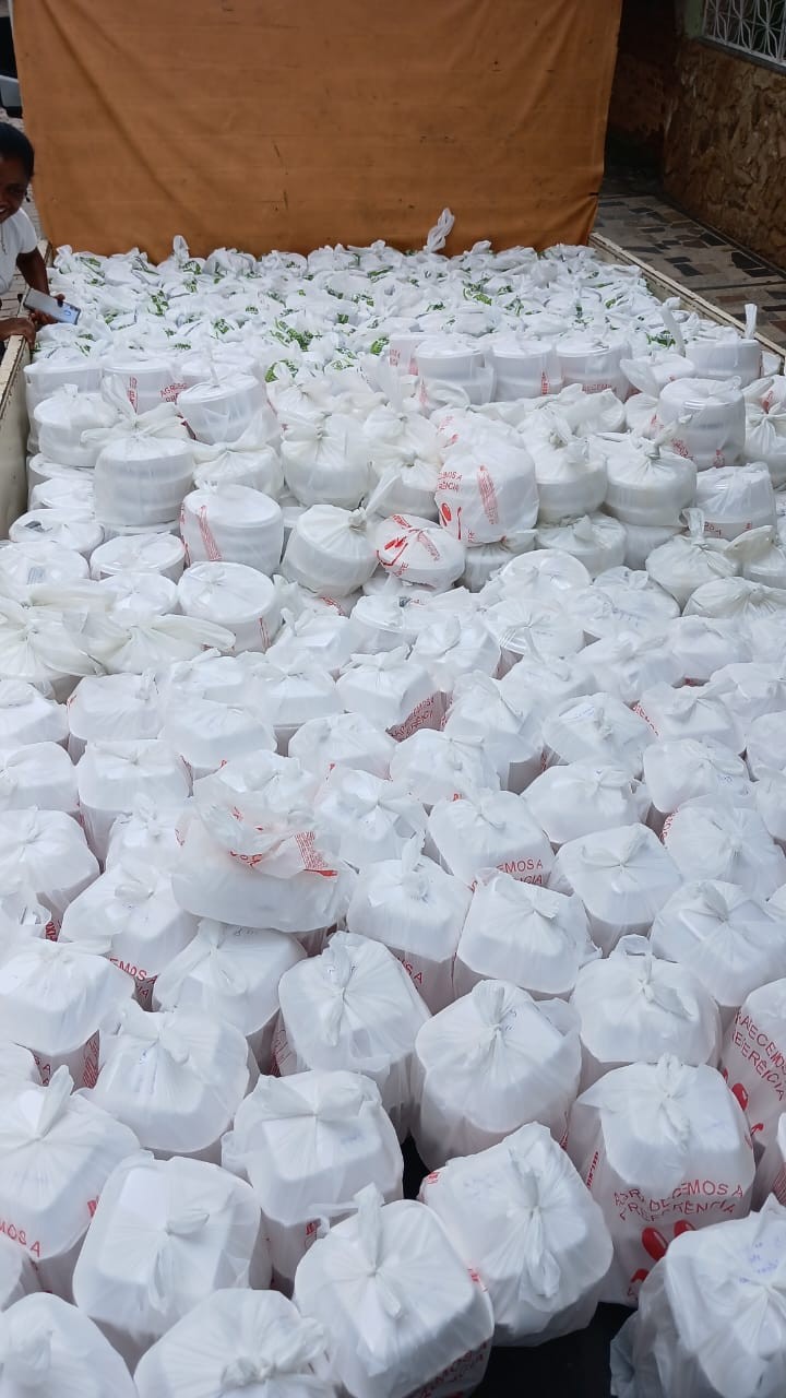 Doações destinadas da Cafesul, em Muqui, para Mimoso do Sul.