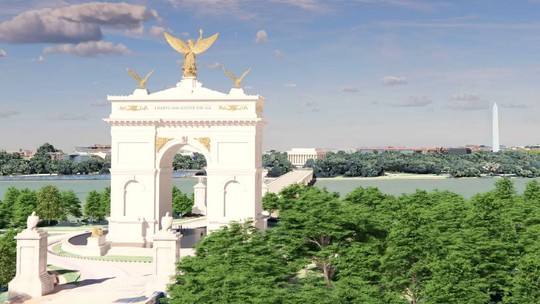 Trump vai transformar 'Arco do Triunfo dos EUA' em complexo militar