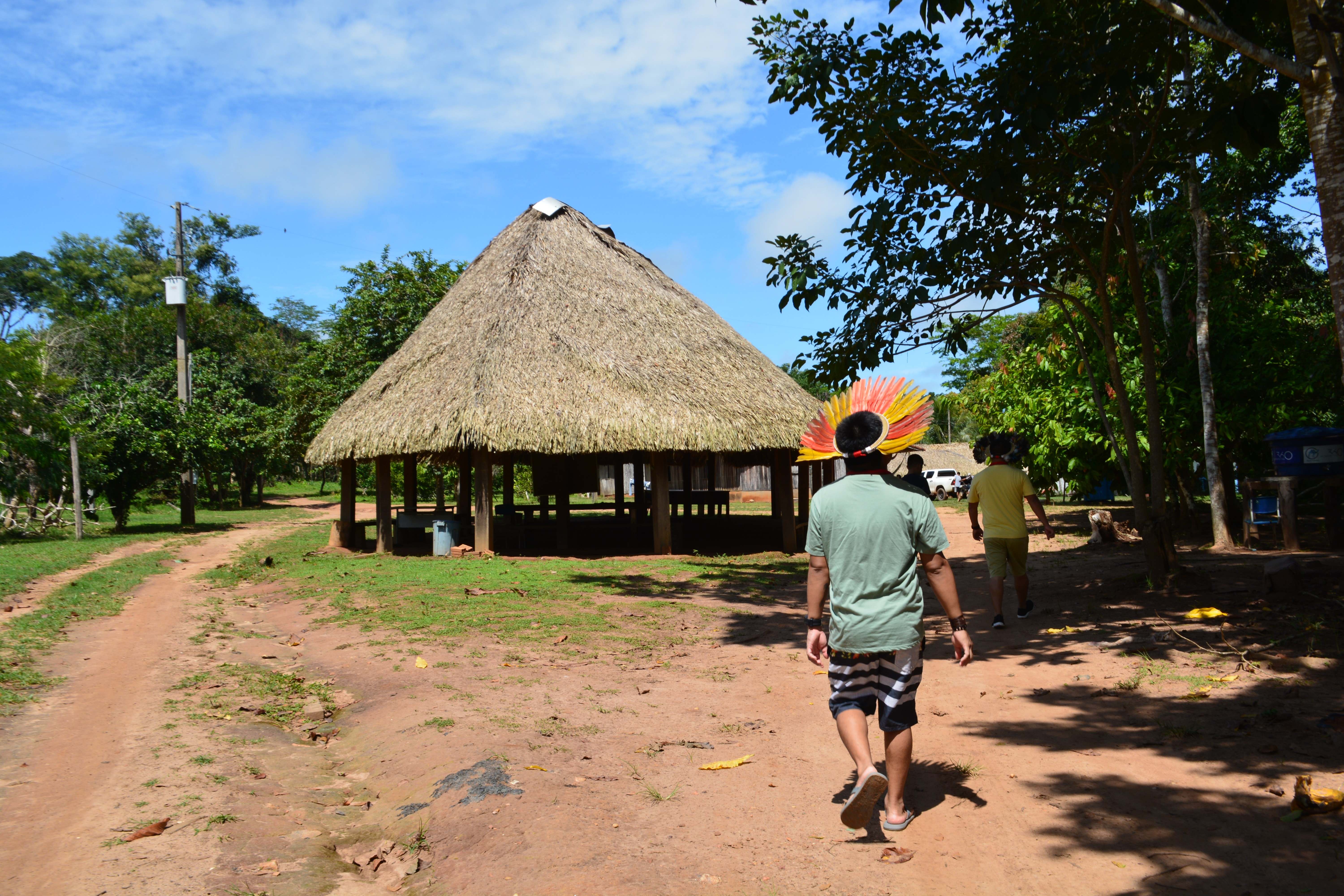 Aldeia indígena Lapetanha na TI Sete de Setembro, em Cacoal
