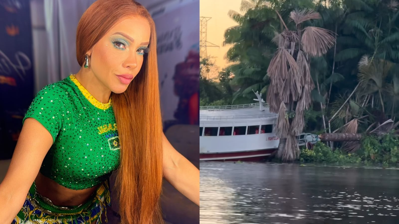 Viviane Batidão e equipe sofrem acidente de lancha após show no Pará