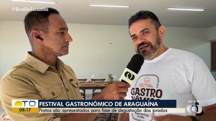 Confira fase de degustação dos pratos inscritos no Festival Gastronômico de Araguaína