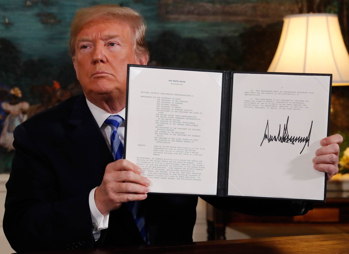 Trump anuncia retirada dos EUA de acordo nuclear com o Irã | Mundo | G1
