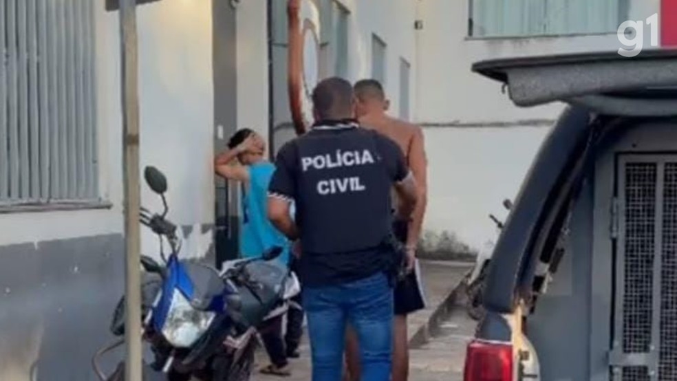 Polícia Civil prende investigados por assalto a posto de combustível em Pinheiro — Foto: Reprodução/PCMA