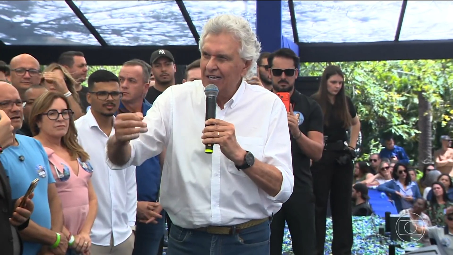 Ronaldo Caiado, candidato do PSD à Presidência, esteve com prefeitos da região de Campinas