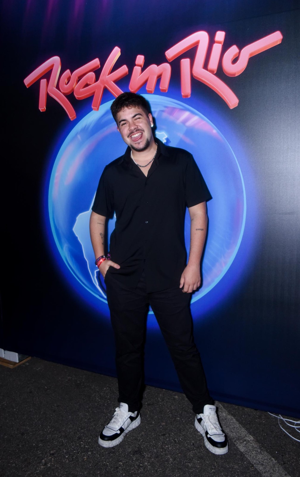 Alvaro Xaro no segundo dia de Rock in Rio 2022 — Foto: Webert Belicio/Agnews