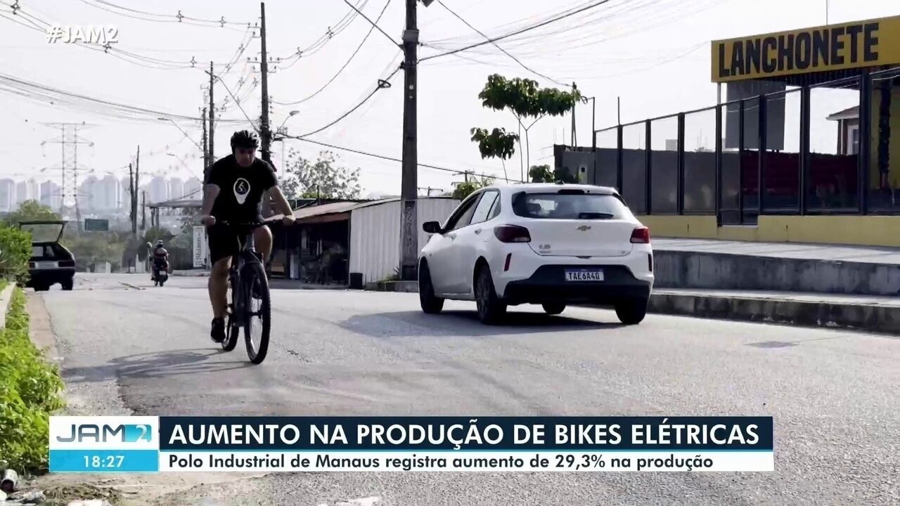 Produção de bicicletas elétricas cresce quase 30% em 2024 no Amazonas, aponta Abraciclo