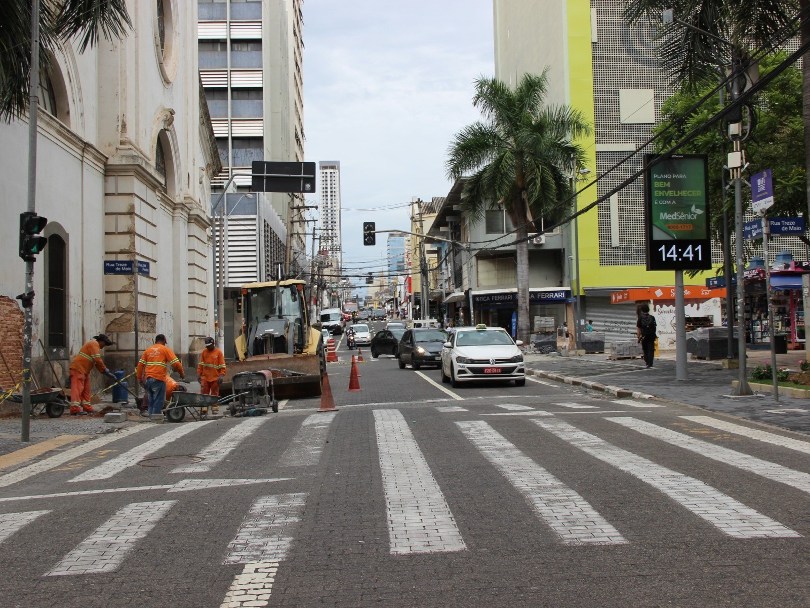 Obras bloqueiam Rua José Paulino, em Campinas, de sexta a domingo; veja linhas de ônibus afetadas