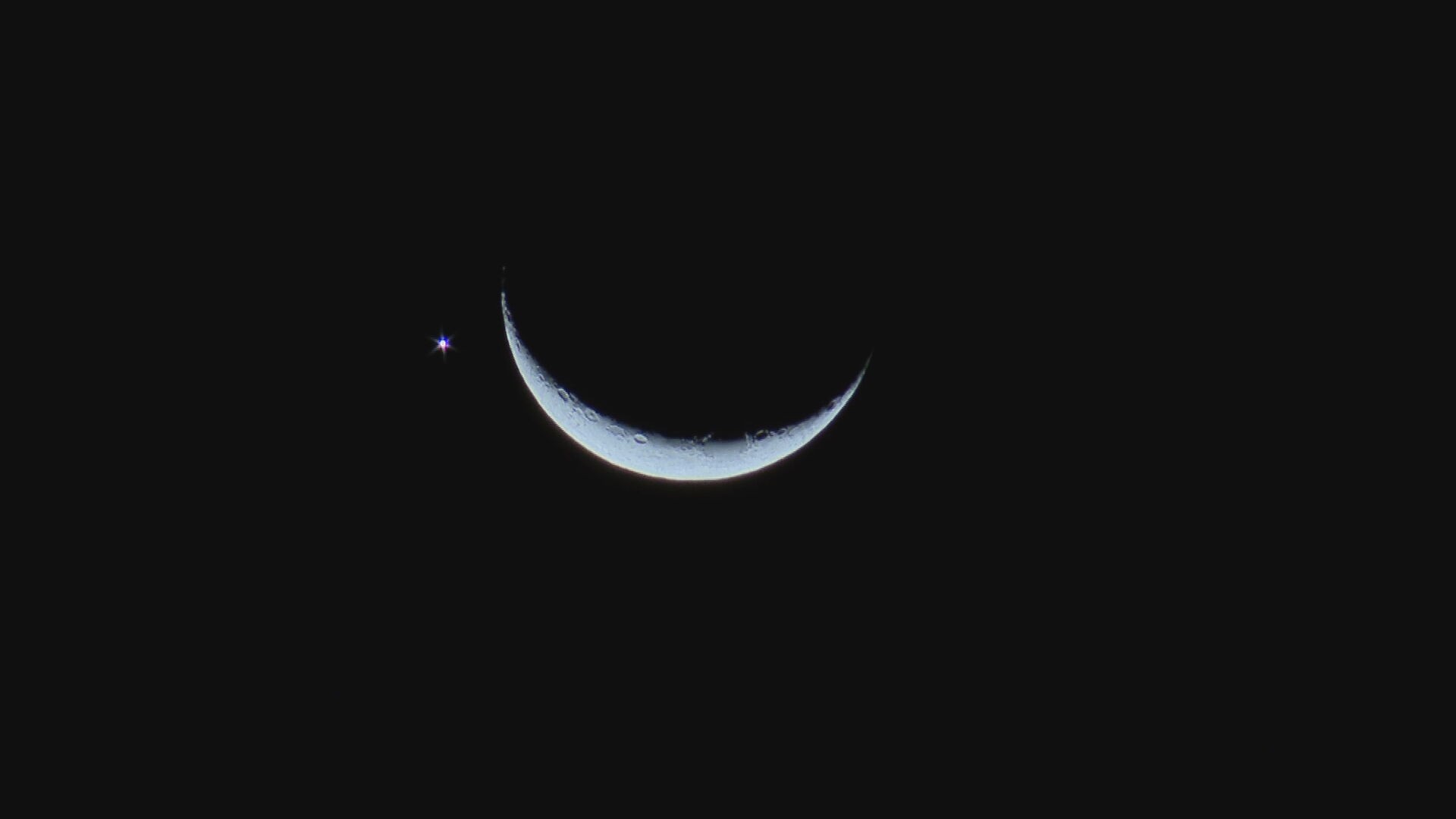 Encontro raro entre a Lua e Vênus cria espetáculo no céu do DF