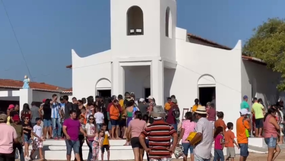 Igreja das Covinhas fica em Rodolfo Fernandes, onde as Meninas das Covinhas foram sepultadas — Foto: Divulgação