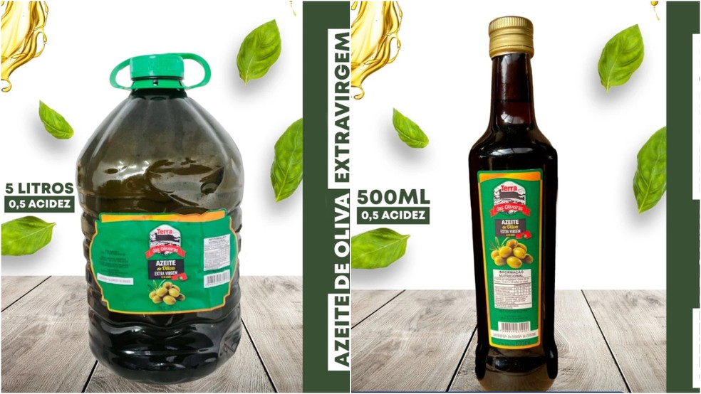 Azeite terra das oliveiras — Foto: Reprodução