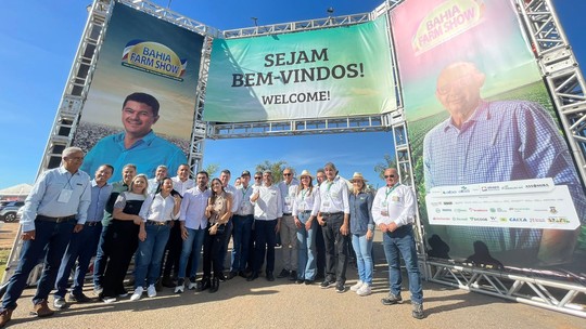 Governador da BA assina plano de agricultura sustentável em visita à Bahia Farm Show - Foto: (Lo-Hanna Nunes/g1 Bahia)