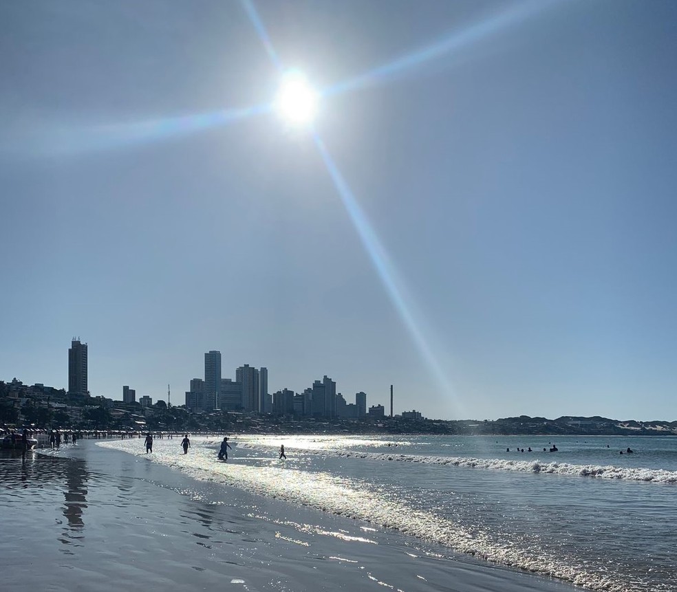 Praia em Natal — Foto: Leonardo Erys/g1