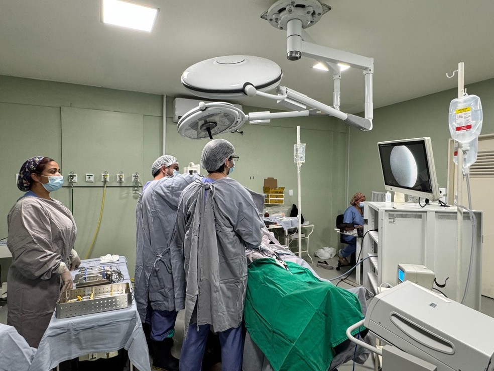 Centro cirúrgico de hospital estadual no Piauí — Foto: Ascom Sesapi