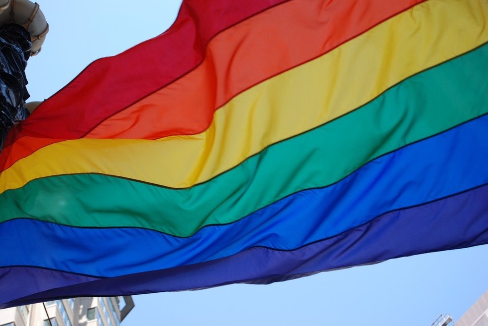 Estampada em arco-íris, bandeira da comunidade LGBTQIAPN+ celebra a diversidade — Foto: Pixabay