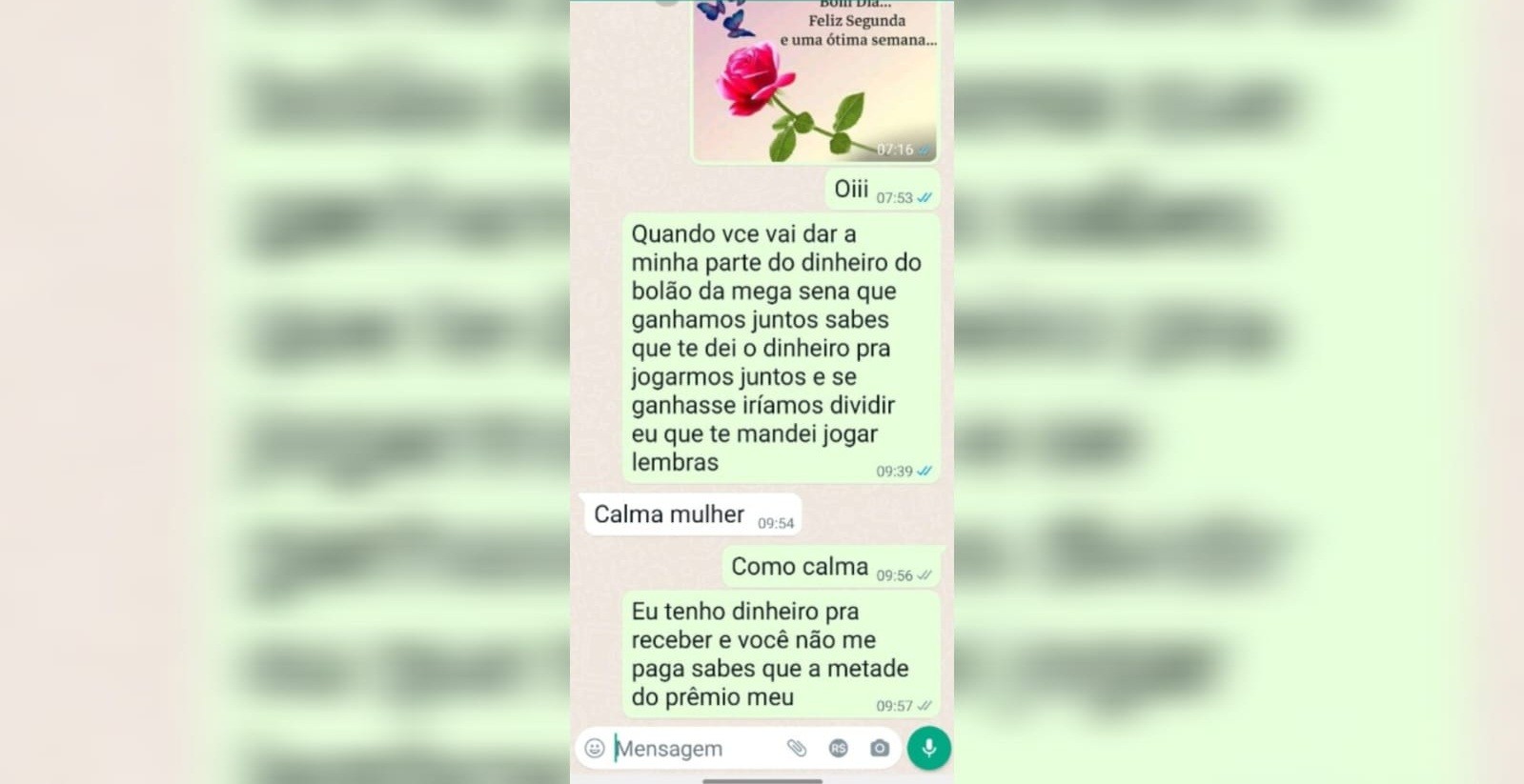 Mulher fazia faxina quando descobriu resultado de bolão da Mega-Sena