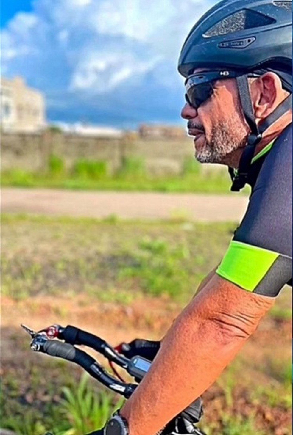 Édson Soares era amante do ciclismo — Foto: Reprodução/Rede Social