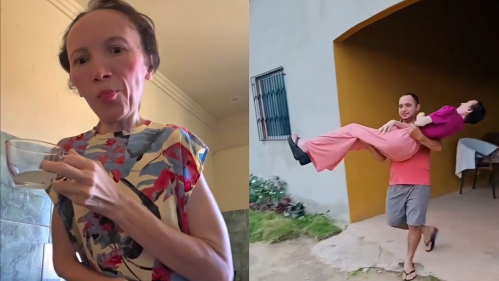 Martinha Brito, 47 anos, mora em Viçosa do Ceará, na região da Serra da Ibiapaba. — Foto: Redes sociais/Reprodução