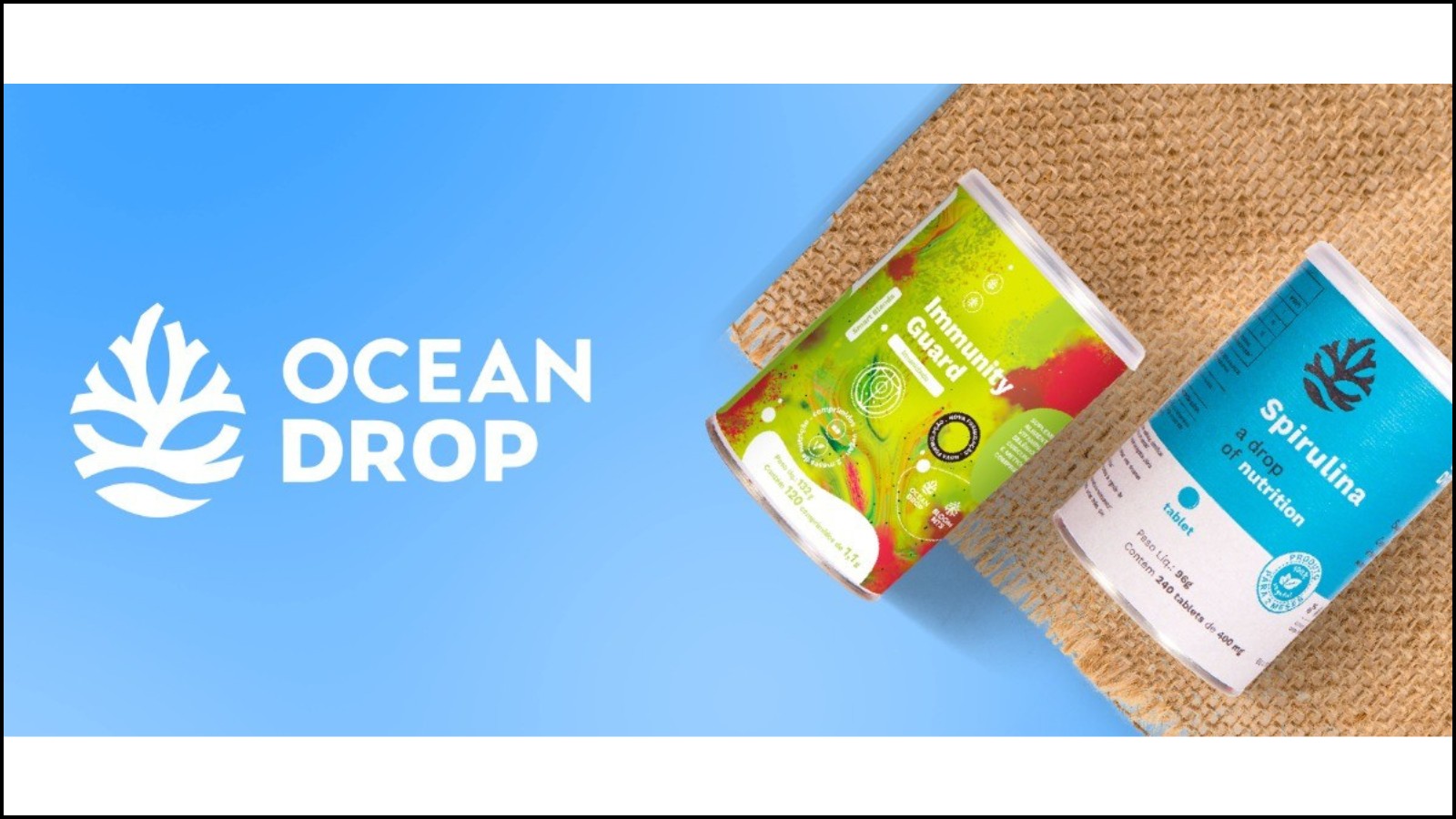 Ocean Drop: A marca de suplementos com uma causa ambiental