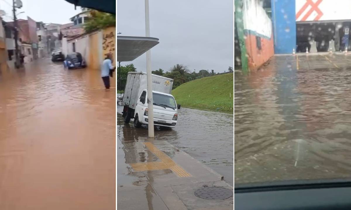 Destelhamentos, alagamentos e quedas de árvore: chuva causa estragos em Salvador e Região Metropolitana