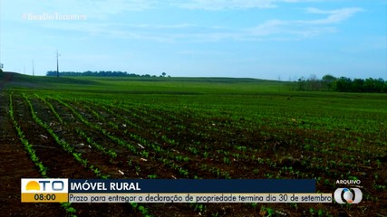 Prazo para declaração de propriedade territorial rural segue até 30 de setembro