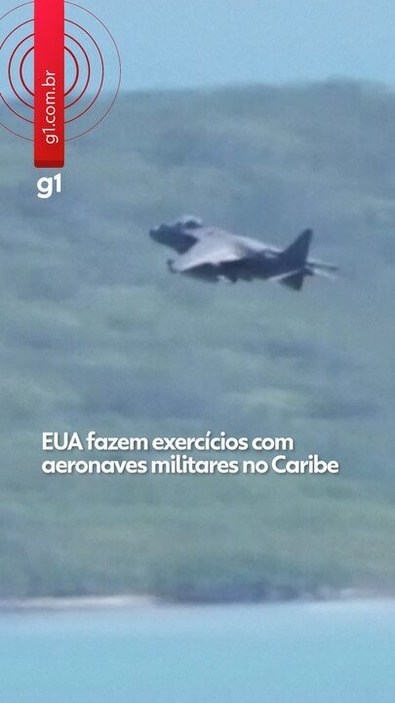 VÍDEO mostra EUA fazendo exercícios e acionando aeronaves militares no Caribe